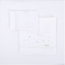 Juego de sabanas Cuna 3 piezas Night Azul de BimbiDreams